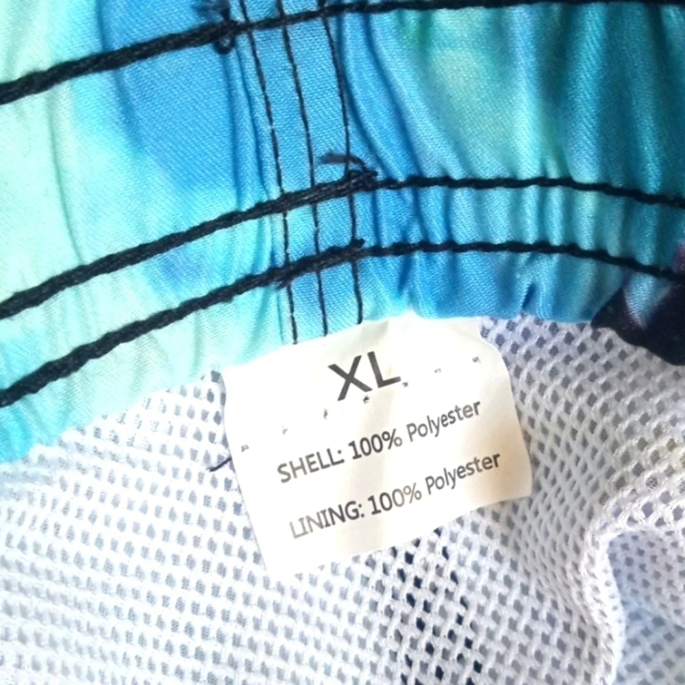 DRAGON BALL Z DRAWSTRING TWO POCKETS MESH LINED SWIM TRUNKS SIZE XL NWOT - Picture 8 of 8